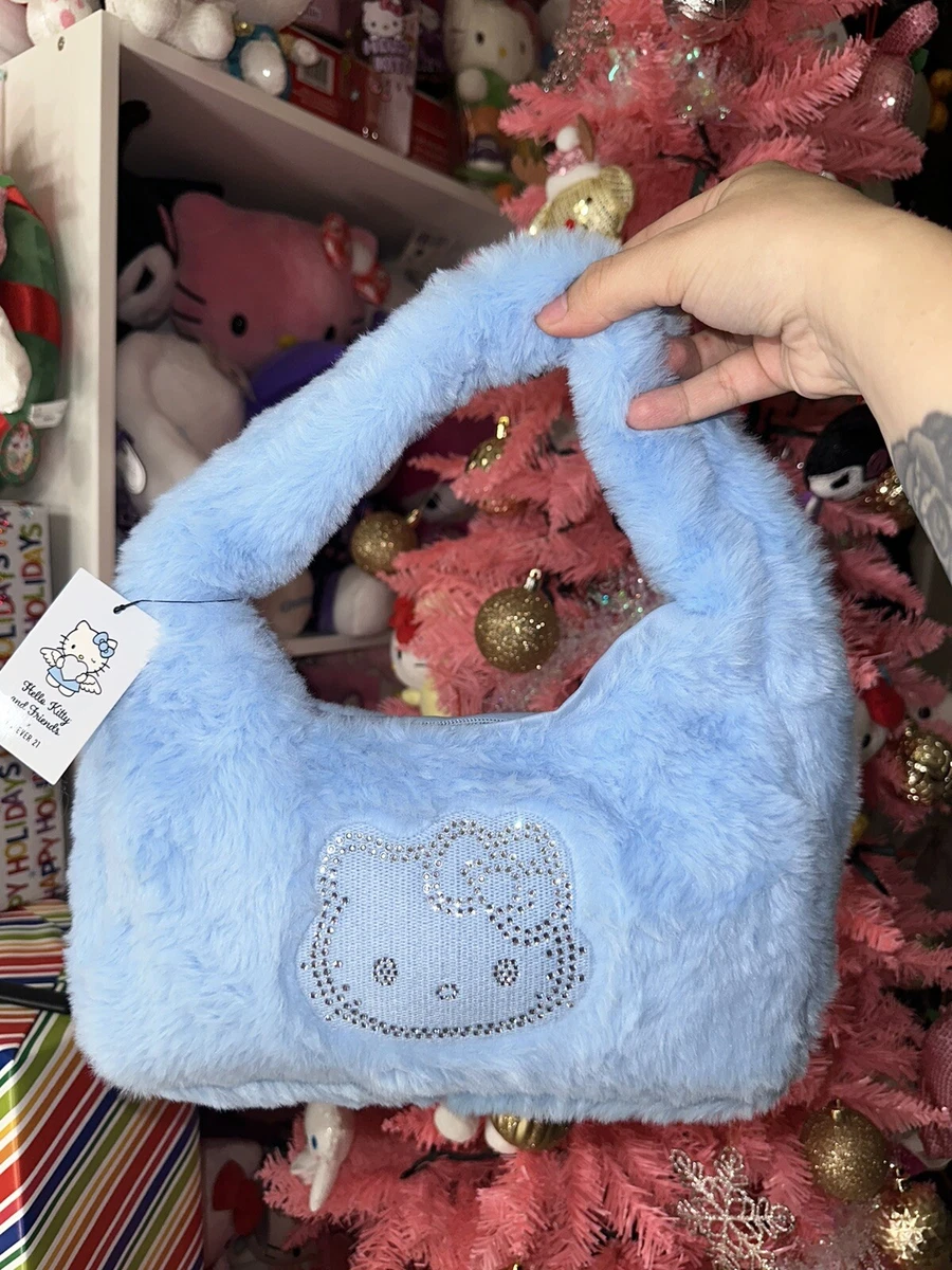 Blue hello sales kitty purse