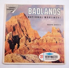 View-Master Badlands National Monument South Dakota - 3 reel packet A489
