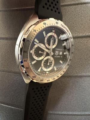 Tag Heuer Formula 1 Cronografo Automatico – Orologio Uomo CAZ2010.FT8024, Cassa 44mm, Cinturino In Gomma Nera - 4