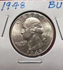 1948 Washington Quarter BU Silver