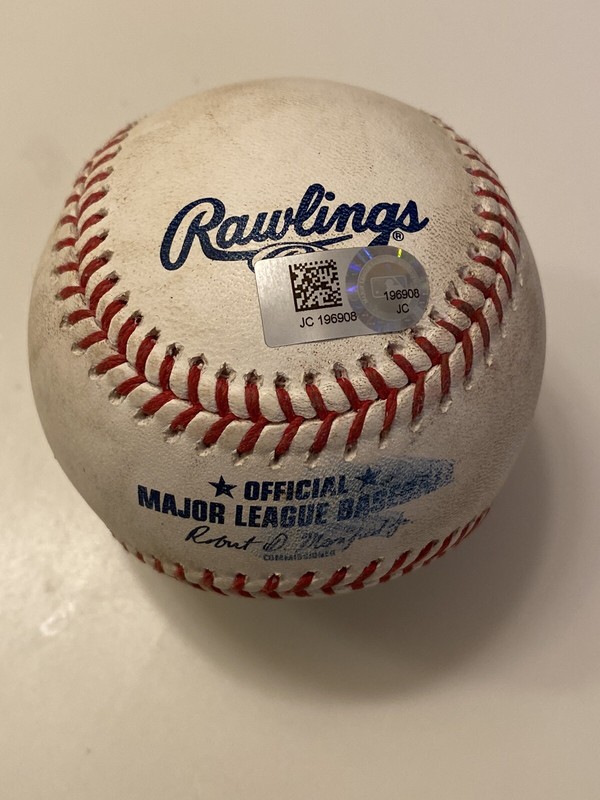 MLB Authenticated - Shogo Akiyama vs Tyler Webb Game-Used Baseball