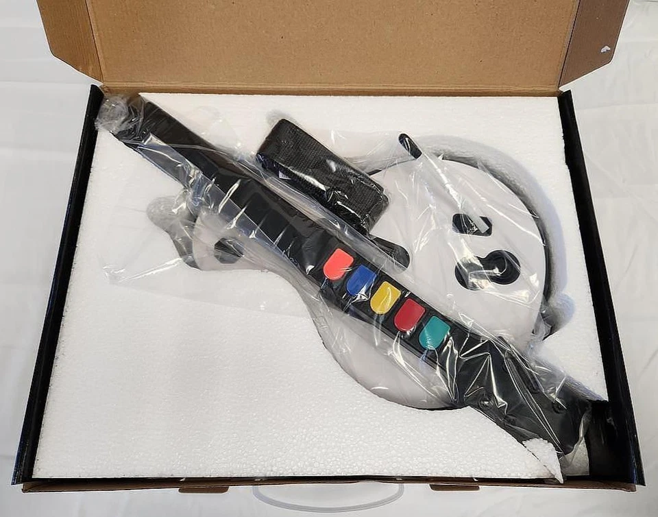 NEW Wireless Guitar Controller for Nintendo Wii + Rock Band 3 Game Bundle hero - Image 2 of 4