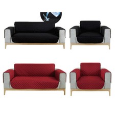 Quilted Sofa Cover Waterproof Nonslip Couch Loveseat Slipcover Kid Protector Mat