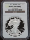 2014-W American Silver Eagle Proof NGC PF 69 DCAM US Mint $1 Coin 1 oz .999