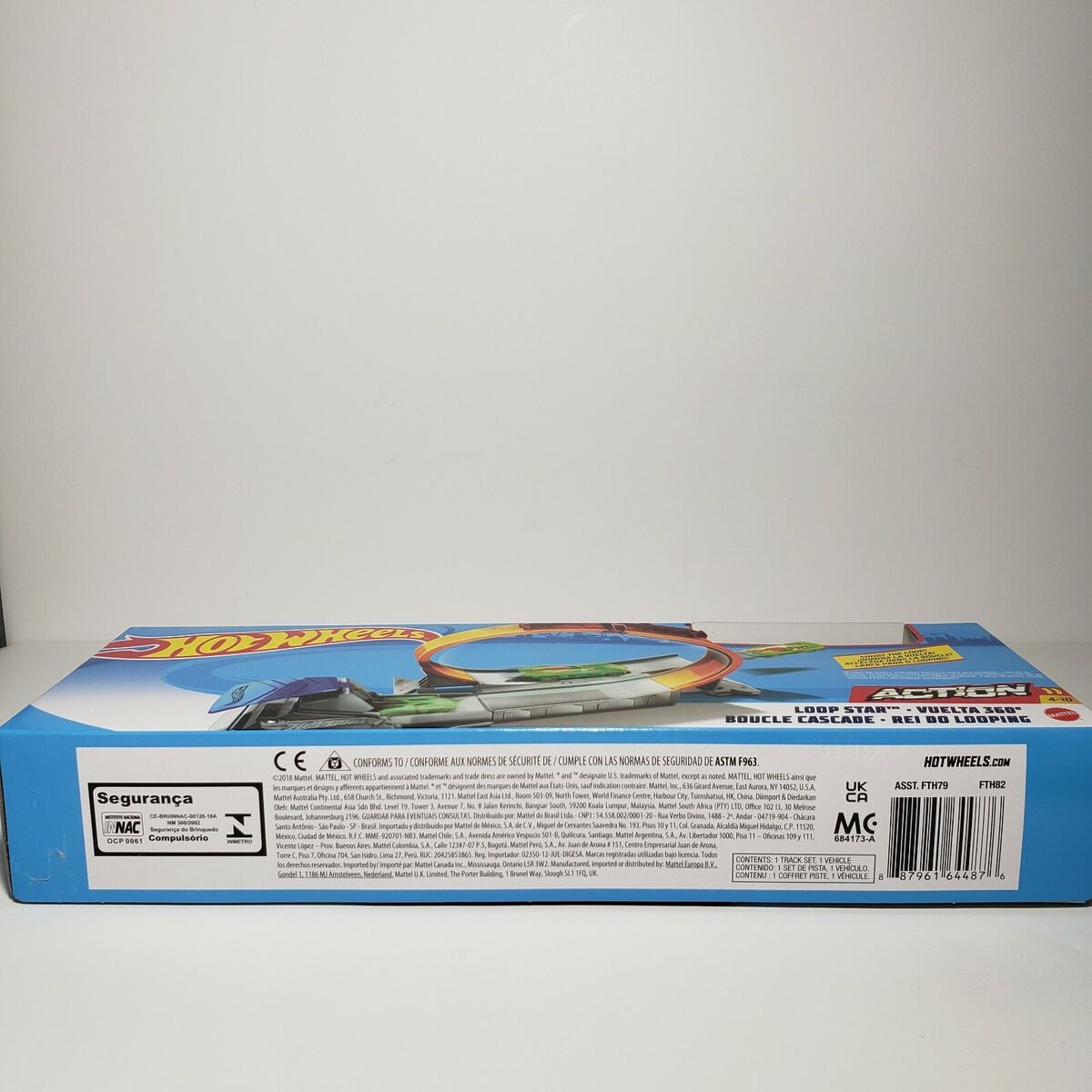 Pista Hot Wheels Rei do Looping Loop Star Mattel