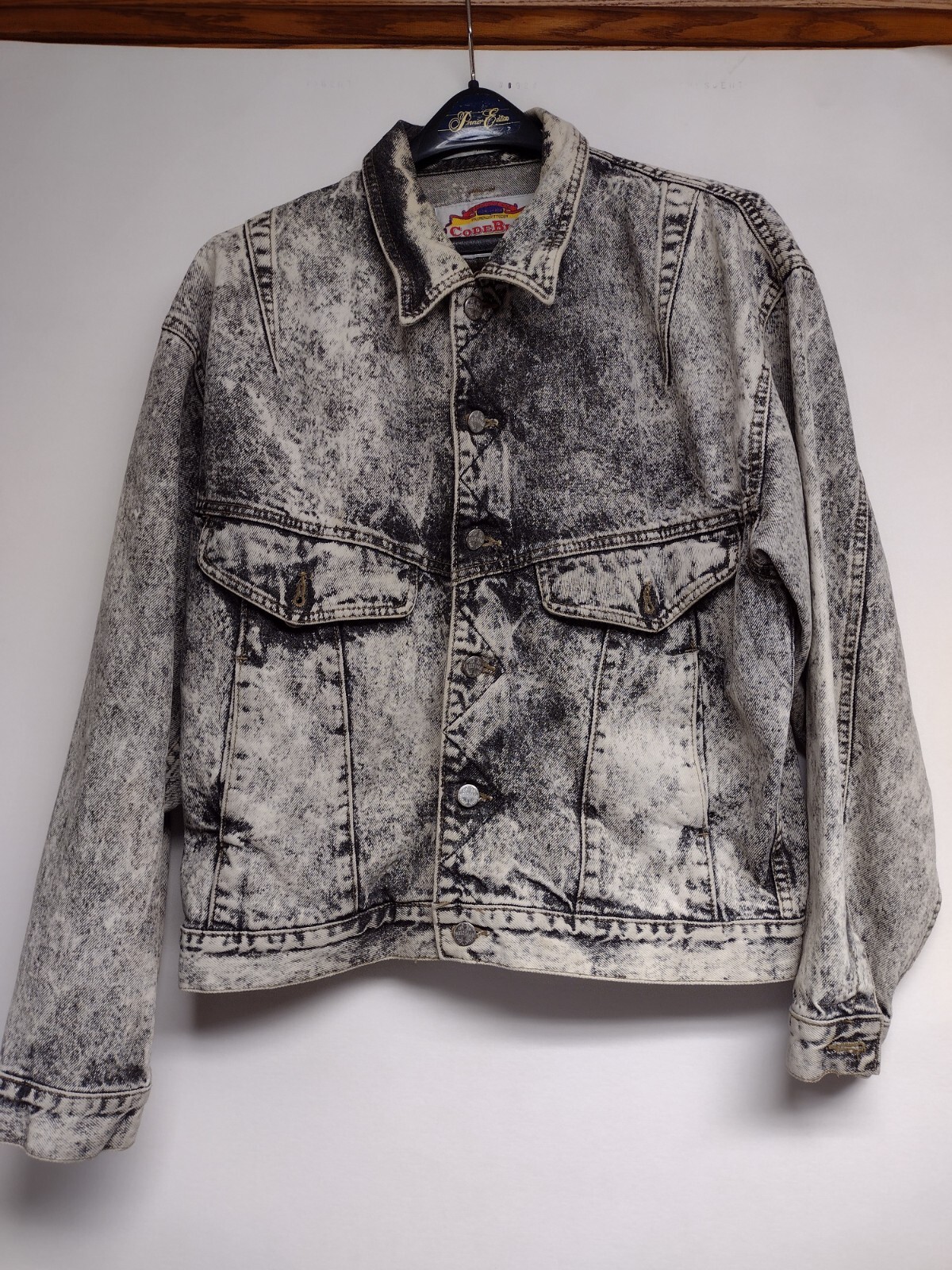 VINTAGE 1980's Code Bleu Denim Jacket 
