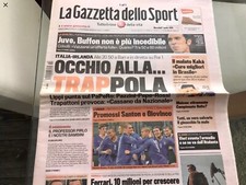 Gazzetta Dello Spot. Ireland v Italy. 2009  Day of Game Paper.