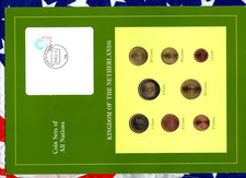 Coin Sets of All Nations Netherlands w/card 1999-2001 UNC EURO 2001 2 Euro 2000