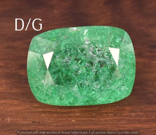 Pierre Précieuse émeraude Brute Naturelle De Colombie – Vert Intense 13x18mm