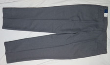 TOWNCRAFT PENNEYS MENS 44X33 DRESS PANTS GRAY HEATHER RELAX FLAT VTG USA NEW NWT
