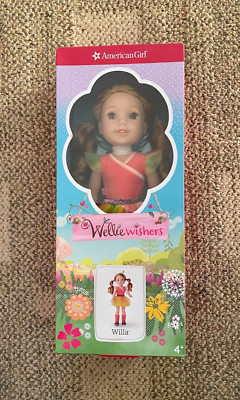 American Girl 14.5'' Wellie Wishers Willa Doll Nature Fairy Outfit New Version E