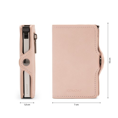 Porta Carte di Credito RFID Portafoglio Uomo Slim Portafoglio Piccolo Sottile - Foto 60 di 83