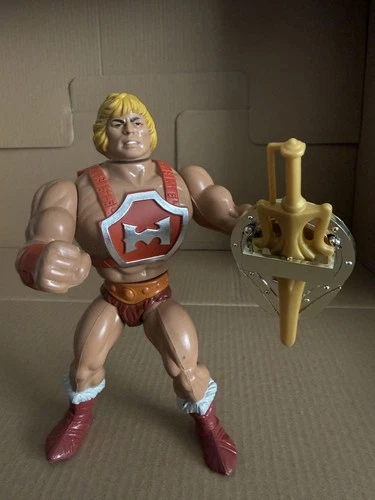 MOTU, Thunder Punch He-Man, Masters of the Universe, figure, vintage, complete
