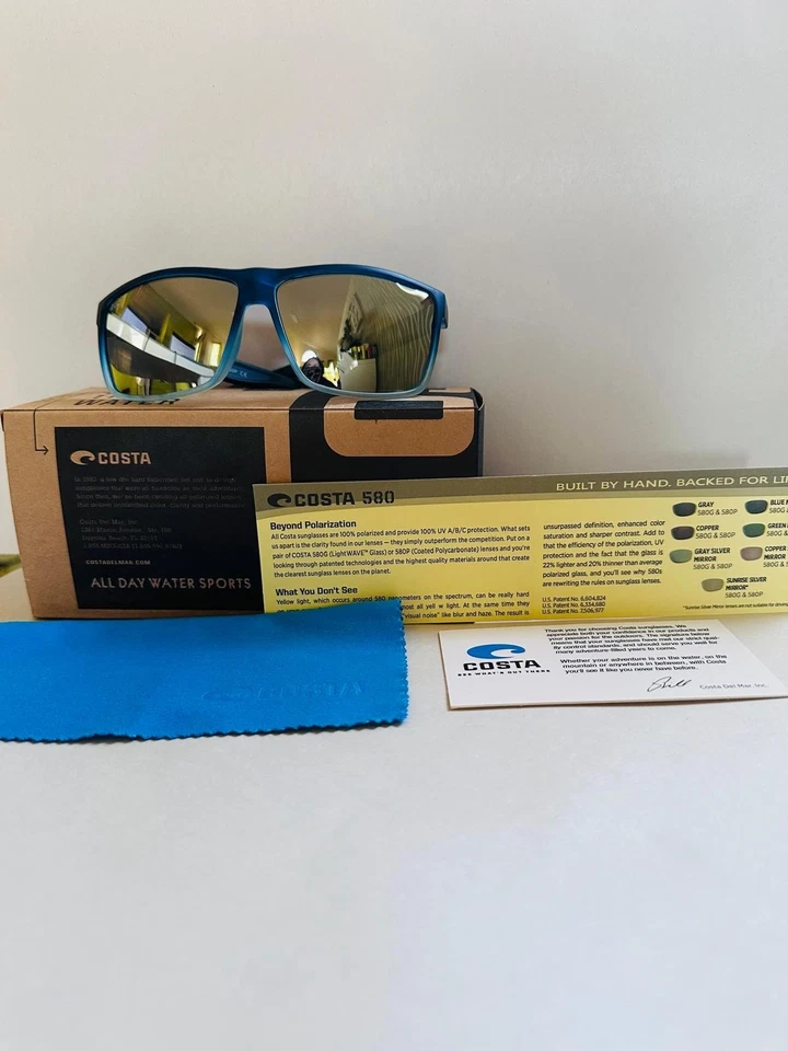 Costa Del Mar Rinconcito Gradient Blue Frame/gray 580P Polarized Lenses - Image 3 of 4