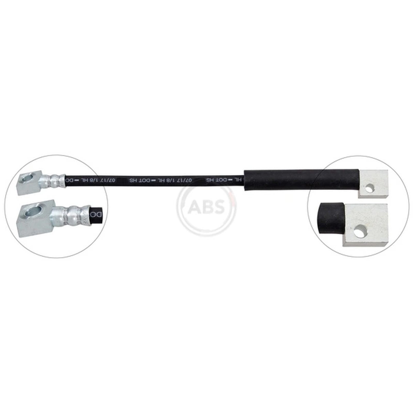 1x ORIGINAL® A.b.s. Bremsschlauch Vorne, Links für Opel KADETT E CC KADETT E