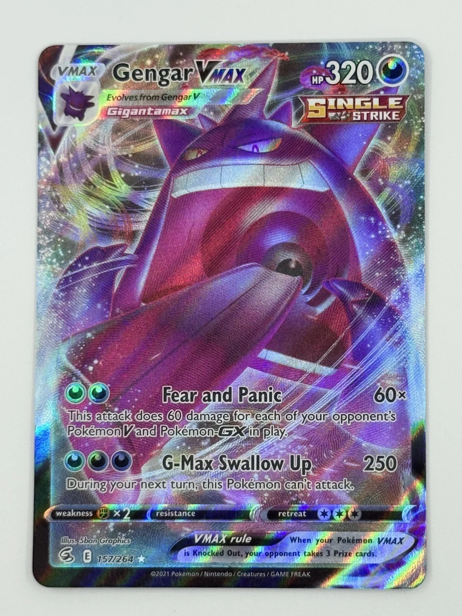 Gengar VMAX 157/264 Swsh08: Fusion Strike for sale | eBay