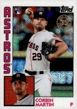 2019 Topps Update Silver Pack - 1984 Topps Chrome Corbin Martin #T84U-19 (RC)