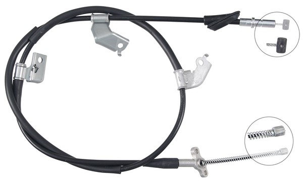 F.Becker_Line Handbremsseil Trommelbremse Links (11711805) FüR Honda Civic Vii-image