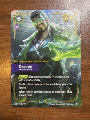 Draven - Audacious - Alternate Art 148a/221 ENGLISH - Spiritforged ...