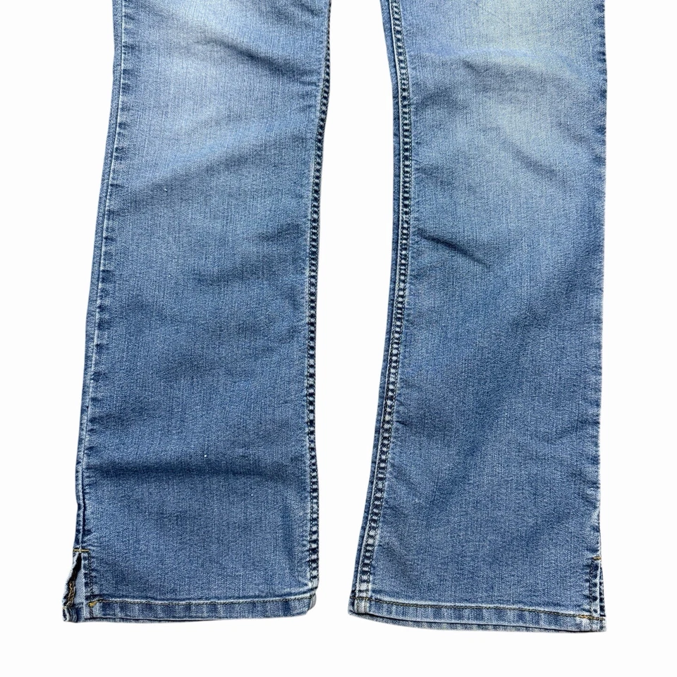 Pantalones de mezclilla vintage Y2K para mujer Cruel Girl relajados lavados ligeros talla 5 Foto 3 de 4