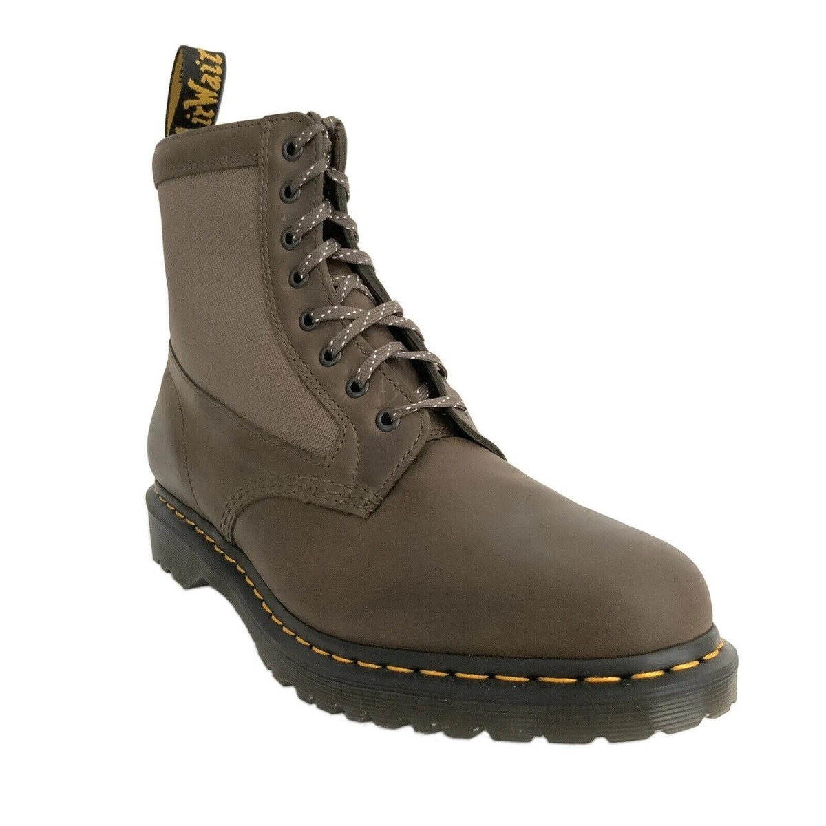 Dr. Martens 1460 Panel Leather Lace Up 8 Eye Boots Men Brown 12 Dr. Martens 1460 Panel Leather Lace Up 8 Eye Boots Men Brown  main image 2
