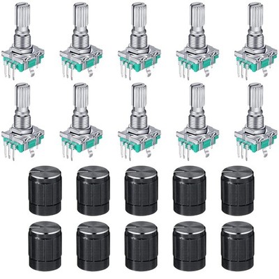 Konohan 10 Pcs 360 Degree Rotary Encoder Code Switch Digital Potentiometer with