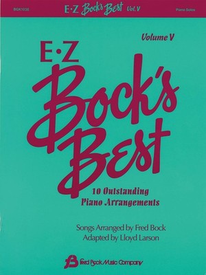 EZ Bock's Best Vol 5 Easy Piano Solo Sheet Music Christian Hymns Songs Book