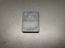 PlayStation 2 8MB Memory Card - Black UNTESTED