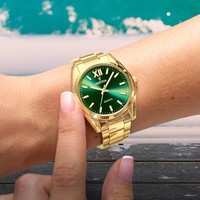 Festina Herrenuhr Edelstahl Gold Festina Boyfriend Armbanduhr UF20640/9