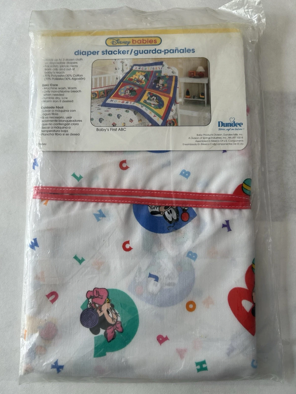 Vintage Disney Mickey Diaper Stacker