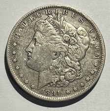 1891 O Silver Morgan Dollar - M186