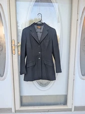 Miller's Black Heavyweight Wool Hunt Coat Frock