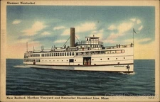Steamer Nantucket-New Bedford, Marthas Vineyard Nantucket Steamboat Line Vintage