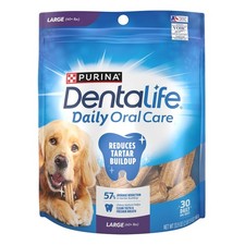 DentaLife Daily Oral Care Dog Treats for Large Dogs, Chewy Dental Treat to Fresh