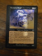 Mesmeric Fiend Torment MTG Magic The Gathering Card Vintage Pauper Black Horror