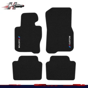 Convient BMW 4 Series F36 2013-2020 Linges de sol de tapis de voiture de luxe en velours noir