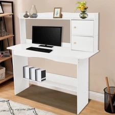 Desk With Bookshelf And Bookcase Computer Desk With Cabinets For Home Office