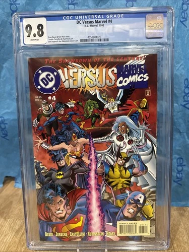 DC Versus Marvel #4 CGC 9.8 (1996) Justice League - Avengers - X-Men Graded