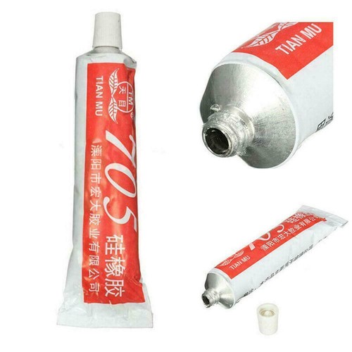 705 High Temperature Clear Silicone Rubber Sealant Glass H7G6 P3 W5R9 - Afbeelding 2 van 12