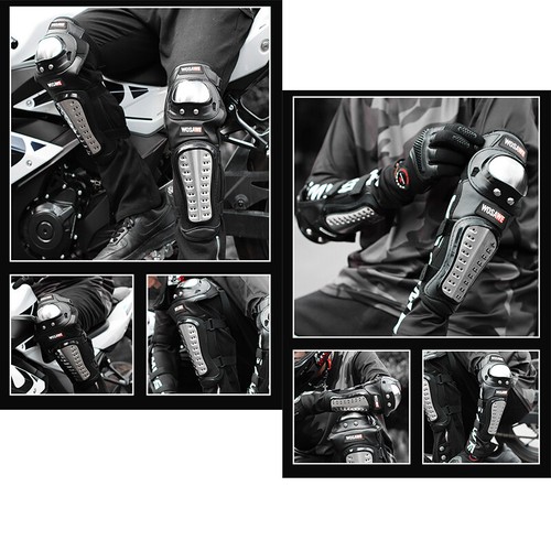 WOSAWE Motocicleta Armadura Chaleco Protección Pecho Cadera Impacto Pantalones Cortos Rodilleras Coderas - Imagen 15 de 25