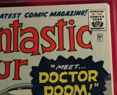 FANTASTIC FOUR #5 (1962) PGX 9.0 VF/NM 1st DOOM signed by
