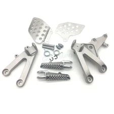 Silver Brand new Front Foot Pegs Bracket Fit For Honda CBR600RR 2007-2024 F5