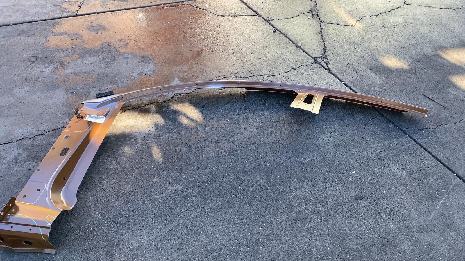 2020-2024 Tesla Model Y Left A-Pillar Frame & Upper Door Ring