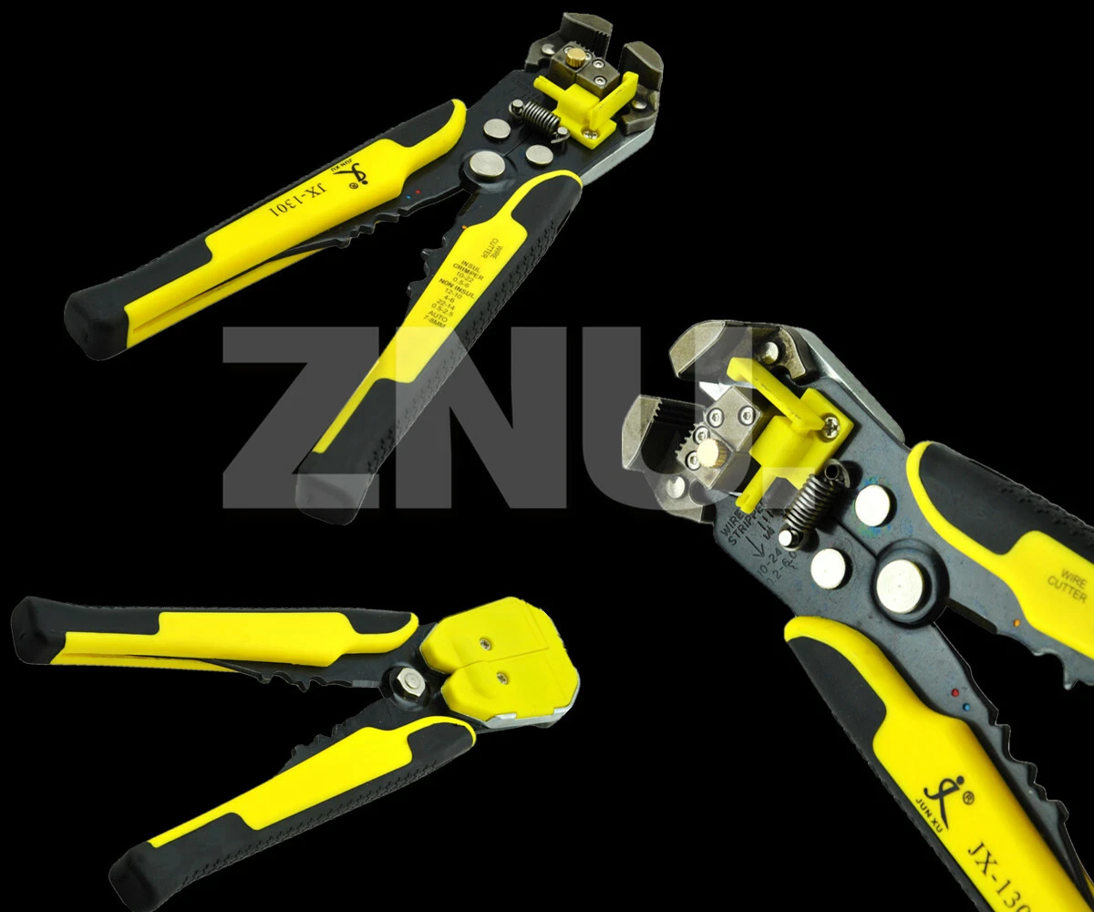 Cable Wire Strippers Stripping Cutter Plier Multi function Handle Tool 10 24 AWG