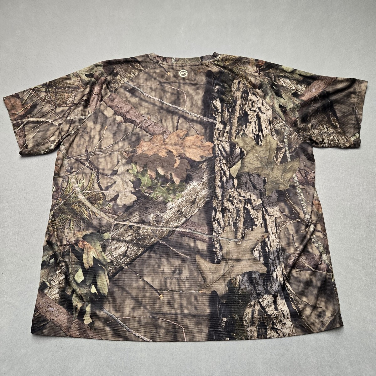 Magellan Mossy Oak Camo Hunt Gear T Shirt Mens XXL 3XL Brown Break