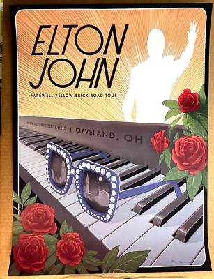 ELTON JOHN Cleveland OH 2022 Farewell Yellow Brick Road Tour AP
