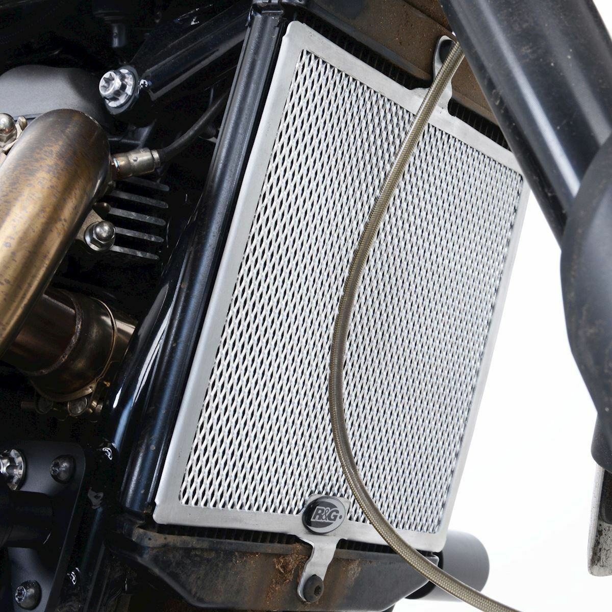 R&G Radiator Guard Titanium Triumph Scrambler 1200 XC 2019 - 2024