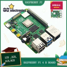 Raspberry Pi 4 Model b 1GB 2GB 4GB 8GB Kit Case w/Fan Power Supply Heatsink A3GS
