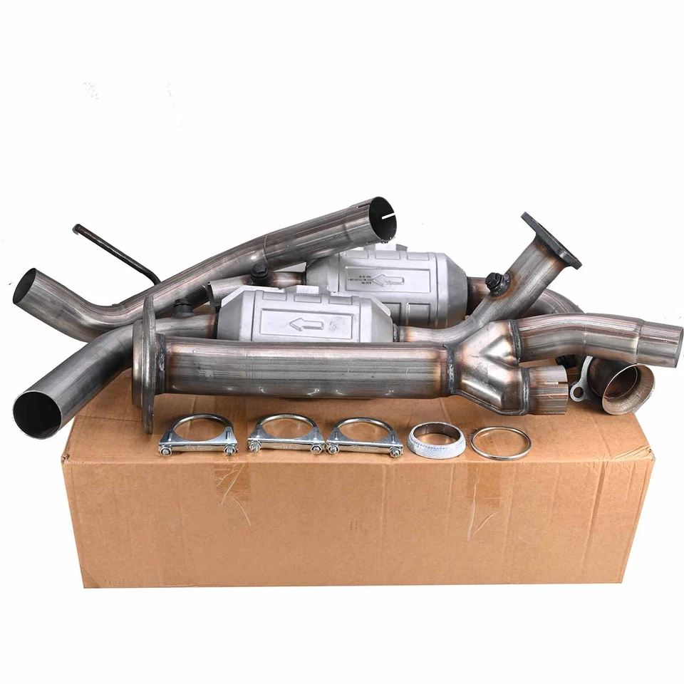 For GMC Sierra 2500/3500 HD 2007 2008 2009 2010 6.0L Catalytic Converter Set EPA Foto 2 de 4