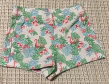 Janie and Jack Let s Flamingo Shorts Girls Size 2